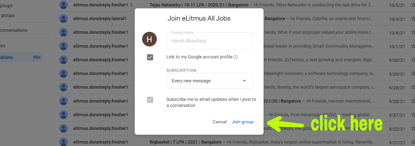 Select delivery preference.